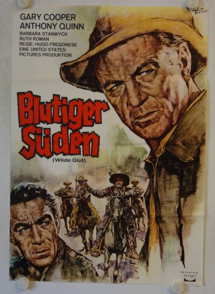 Blowing Wild re-release german movie poster